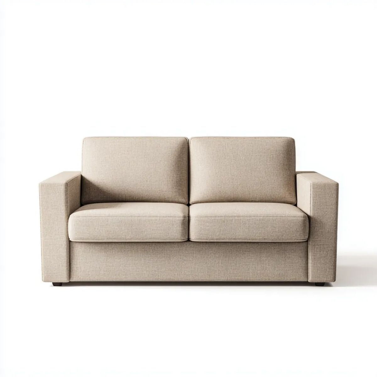 Sofa, Podwójna sofa w poliestrze 160 x 88 x 85 cm prostokątna